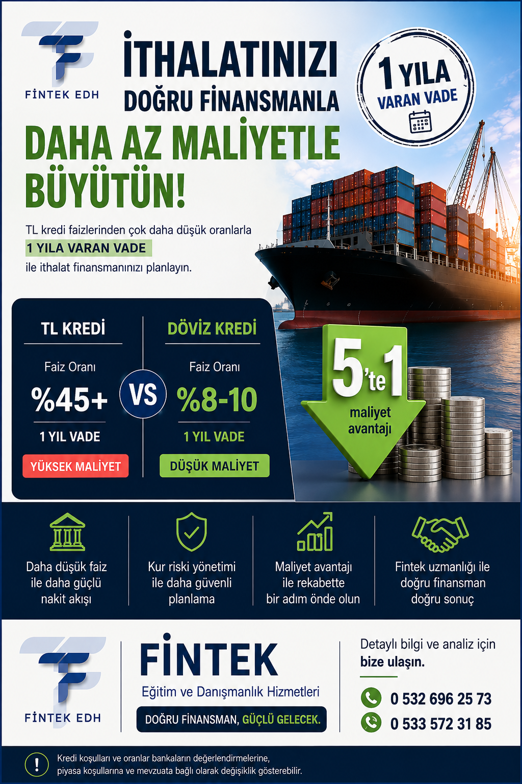 İthalat Finansmanında Döviz Kredisi